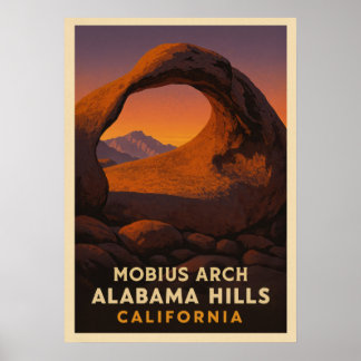 Poster Mobius Arch Alabama Hills California V01