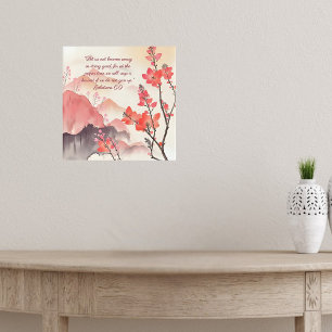 Poster Mocha Vérone Coucher de soleil Mountain Meadow Bib