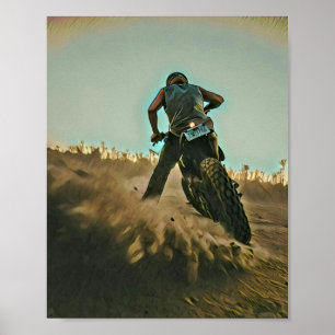 Poster mocycle toxique pour papa
