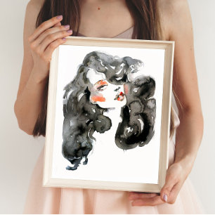 Poster Mode aquarelle