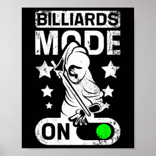 Poster Mode Billard activé