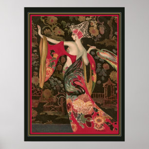 Poster Mode d'Asiatique de Deco de Montedoro-Art