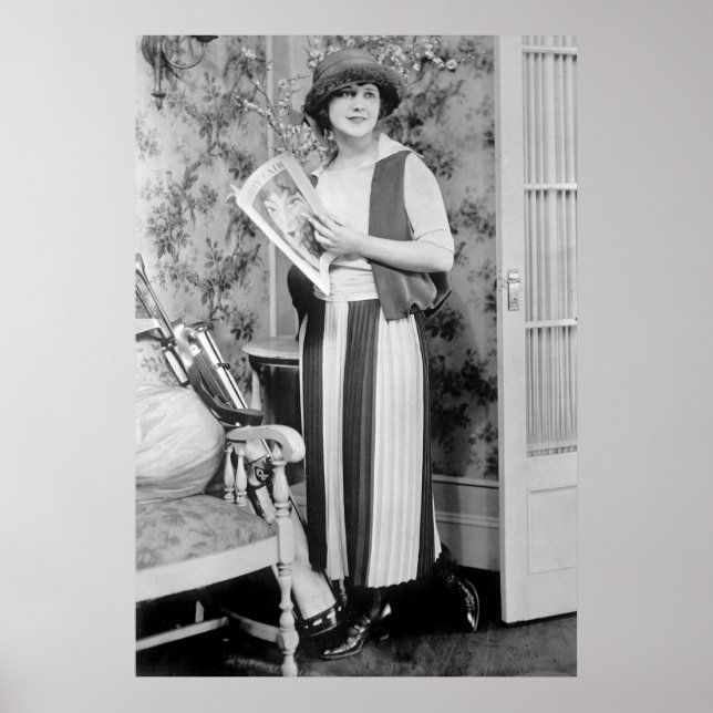 Poster Mode de golf féminin des années 1920 (Devant)