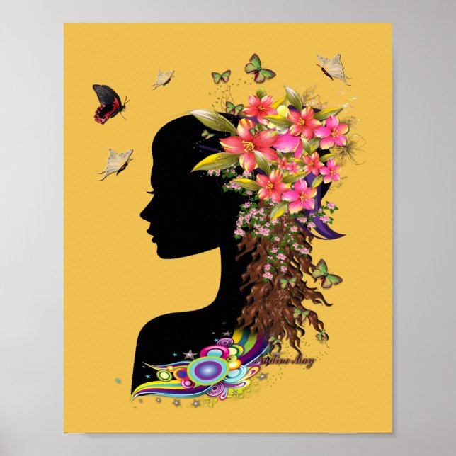 Poster Mode Imaginaire pour dames (Devant)