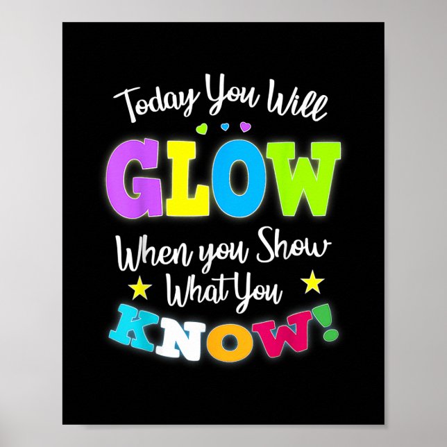 Poster Mode Jour D'Essai Amusant Sur Les Idées De Test De (Devant)