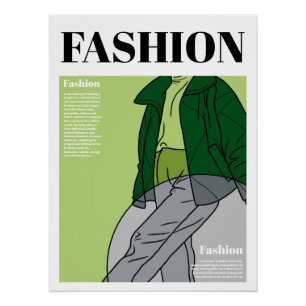 Poster Mode : Manteau de pouffer et pantalons de sueur