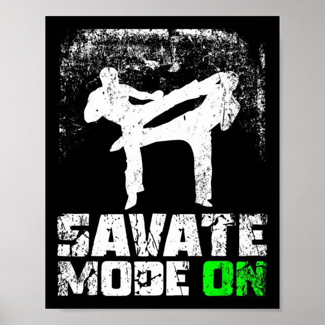 Poster Mode Savate activé  (Devant)
