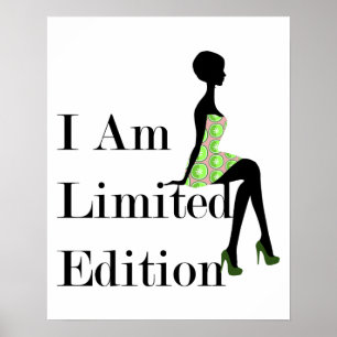 Poster Mode Silhouette I Am Limited Edition Citation