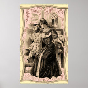 Poster Mode vintage 1900