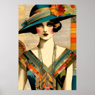 Poster Mode Vintage Femme