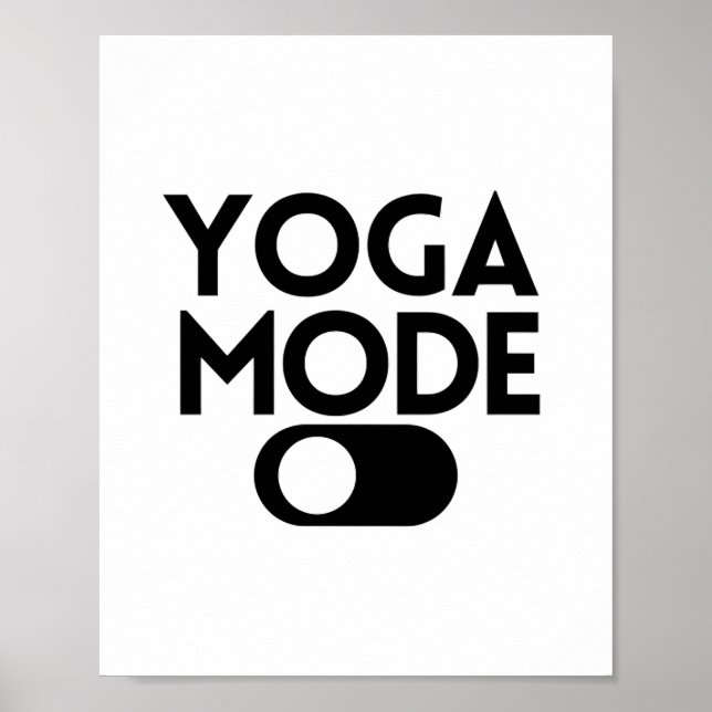 Poster Mode Yoga (Devant)