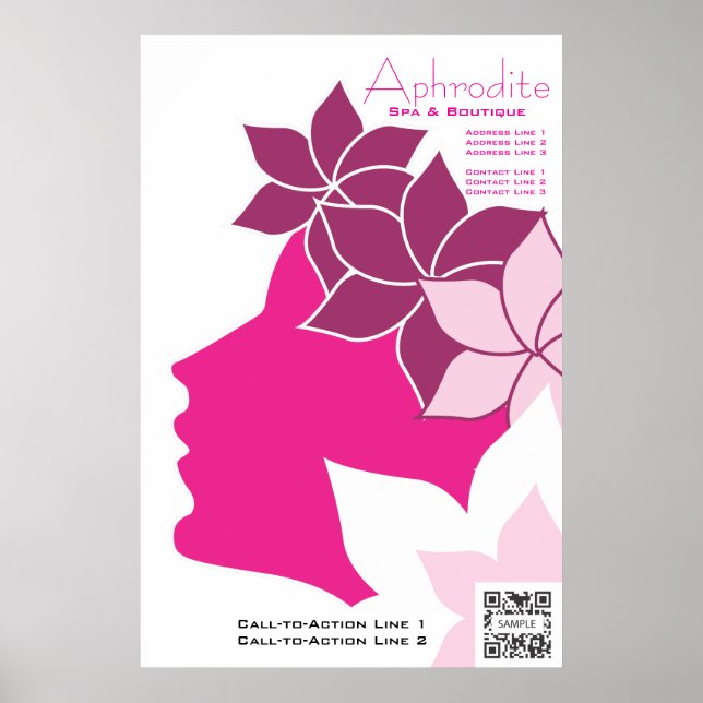 Poster Modèle Aphrodite Spa & Boutique (Devant)