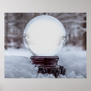 Poster Modèle de boule de cristal