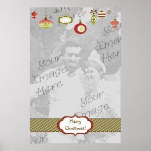 Poster Modèle de cadre photo Retro Ornamy