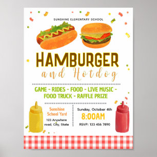 Poster Modèle de flyer modifiable pour une collecte de fo