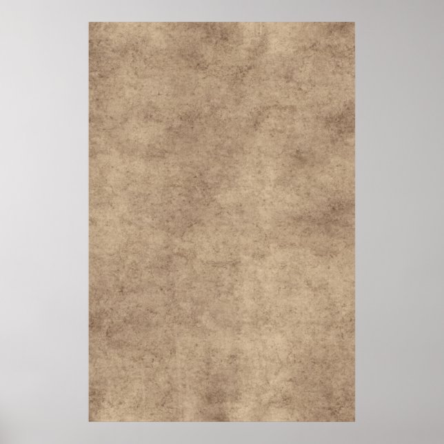 Poster Modèle de papier de parchemin vintage blanc (Devant)