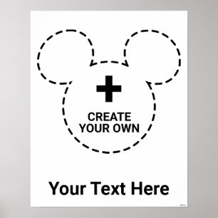 Poster Modèle de texte