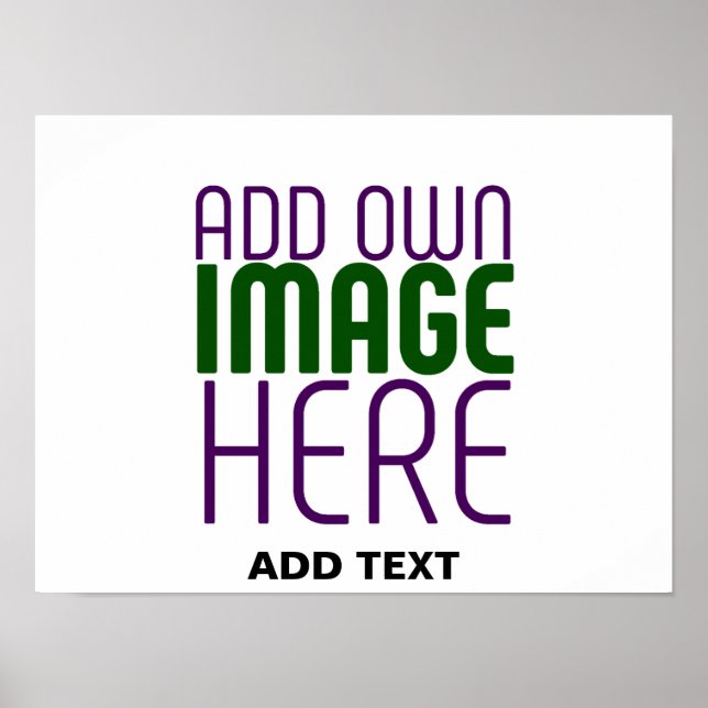 POSTER MODELE DE TEXTE D'IMAGE BLANC SIMPLE ÉDITABLE MODE (Devant)