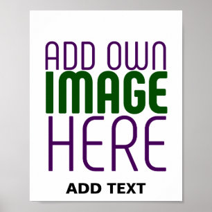 POSTER MODELE DE TEXTE D'IMAGE BLANCHE SIMPLE ÉDITABLE MO