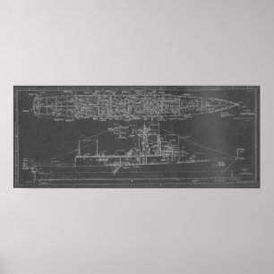 Poster Modèle d'USS Rodney M. Davis FFG-60
