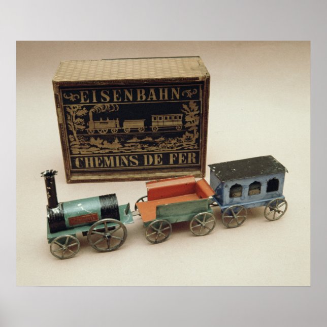 Poster Modèle ferroviaire, c.1870 (Devant)