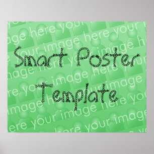 Poster Modèle intelligent d'affiche