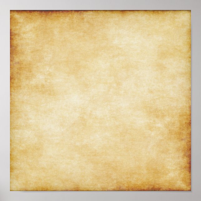 Poster Modèle papier parchemin Arrière - plan personnalis (Devant)