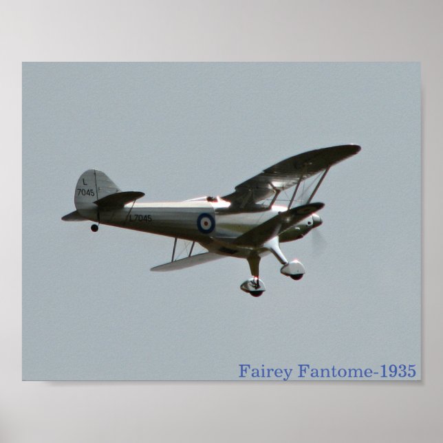 Poster Modèle RC Fairey Fantôme Scale (Devant)