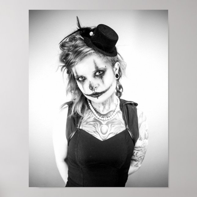 Poster Modèle tatoué - Ashley Lynn (Devant)