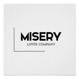 Poster MODERN cite : la misère aime l'entreprise