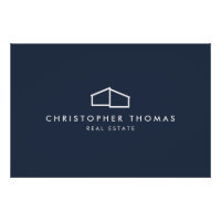 Modern Home Realtor Marine Blue Logo Téléchargemen