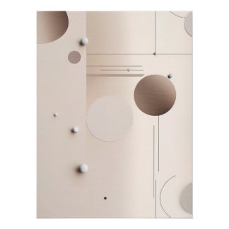 Poster Modern minimalist abstract art