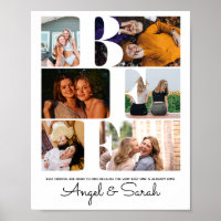 Moderne Chic BFF Best Friends Elegant Photo Collag