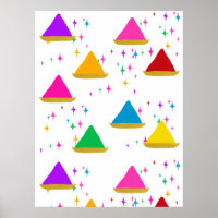 Moderne Happy Holi Festival Hindu Couleurs Design