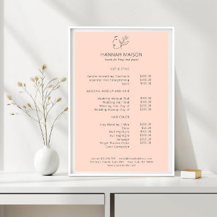 Poster Moderne, Line Art, Femme, Feuilleté, Salon, Prix