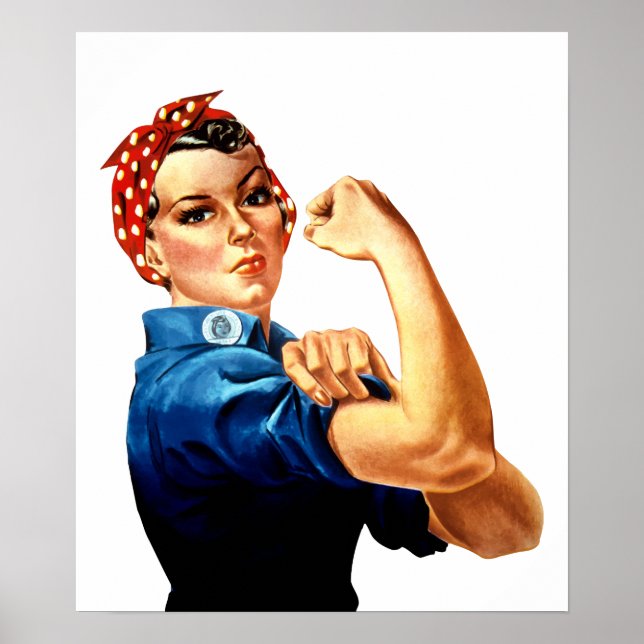 Poster Moderne Rosie le Riveter (Devant)