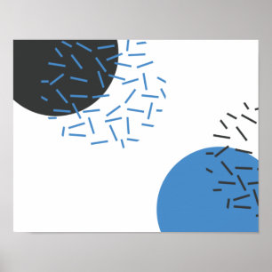 Poster Moderne, simple, cool, abstrait, motif graphique