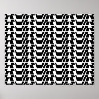 Moderne, urbain, cool, audacieux motif géométrique