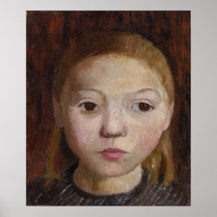 Poster Modersohn-Becker - Chef D'Une Fille