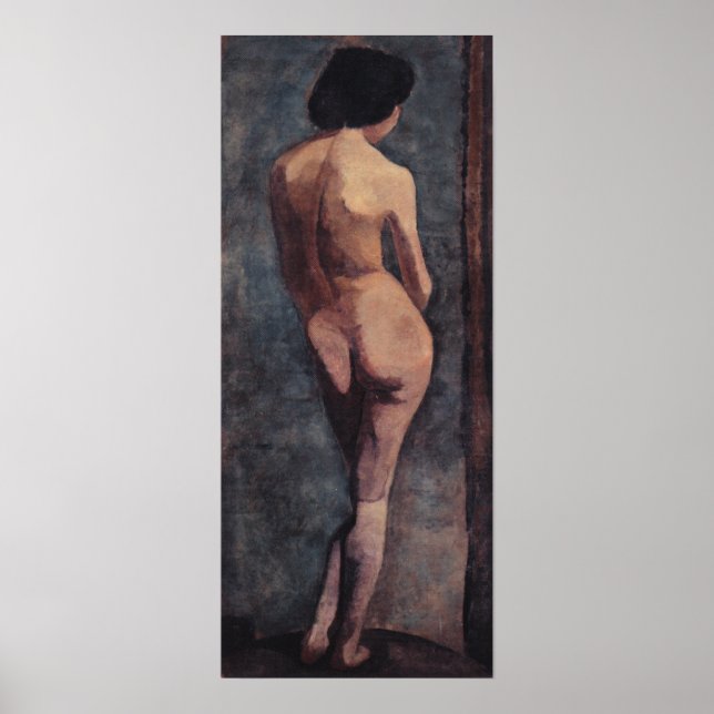 Poster Modersohn-Becker - Femme debout 1905 (Devant)