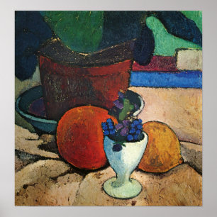 Poster Modersohn-Becker - Nature morte avec plante citron