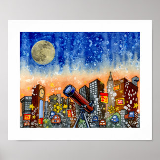 Poster Modge City - Clocklands - 12 x 10