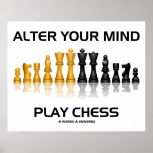 Poster Modifier Votre Esprit Jouer aux échecs (jeu d'éche