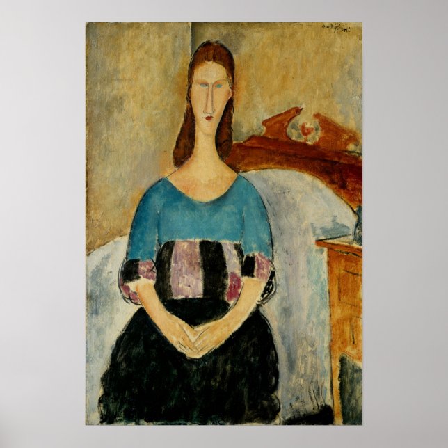 Poster Modigliani - Jeanne Hebuterne 1919 (Devant)