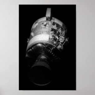 Poster Module de service endommagé Apollo 13