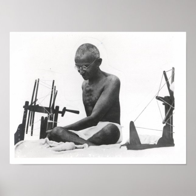 Poster Mohandas Karamchand Gandhi (Devant)
