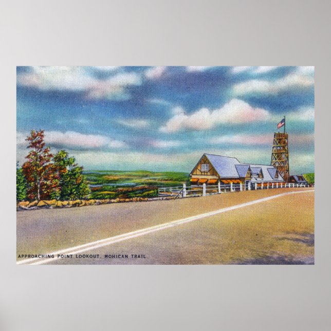 Poster Mohican Trail approchant Point de Recherche Scène (Devant)