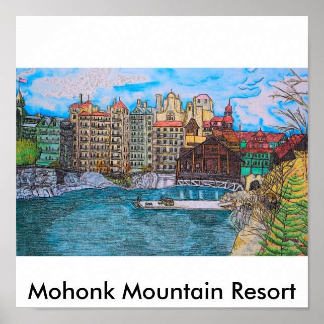 Poster Mohonk Mountain Resort (Devant)
