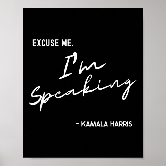 Poster Moi je parle Kamala Harris International Femmes (Devant)