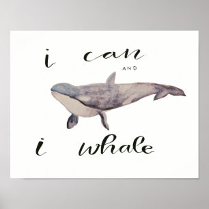 Poster Moi pouvons et la baleine d'I